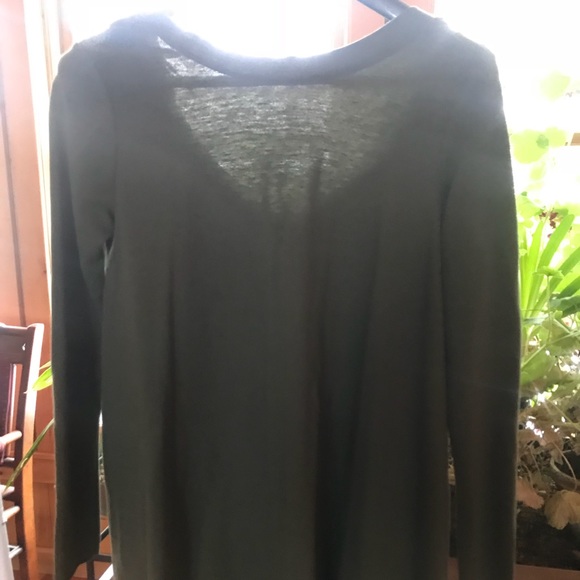 Free People Swing Dress Olive Green Small - Picture 2 of 5